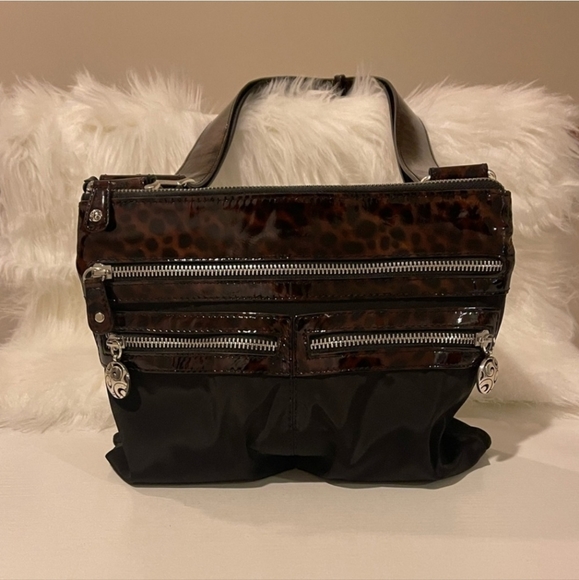 NWOT Stunning Brighton leopard Crossbody Bag, Box & Cloth Dust Cover - Picture 3 of 15